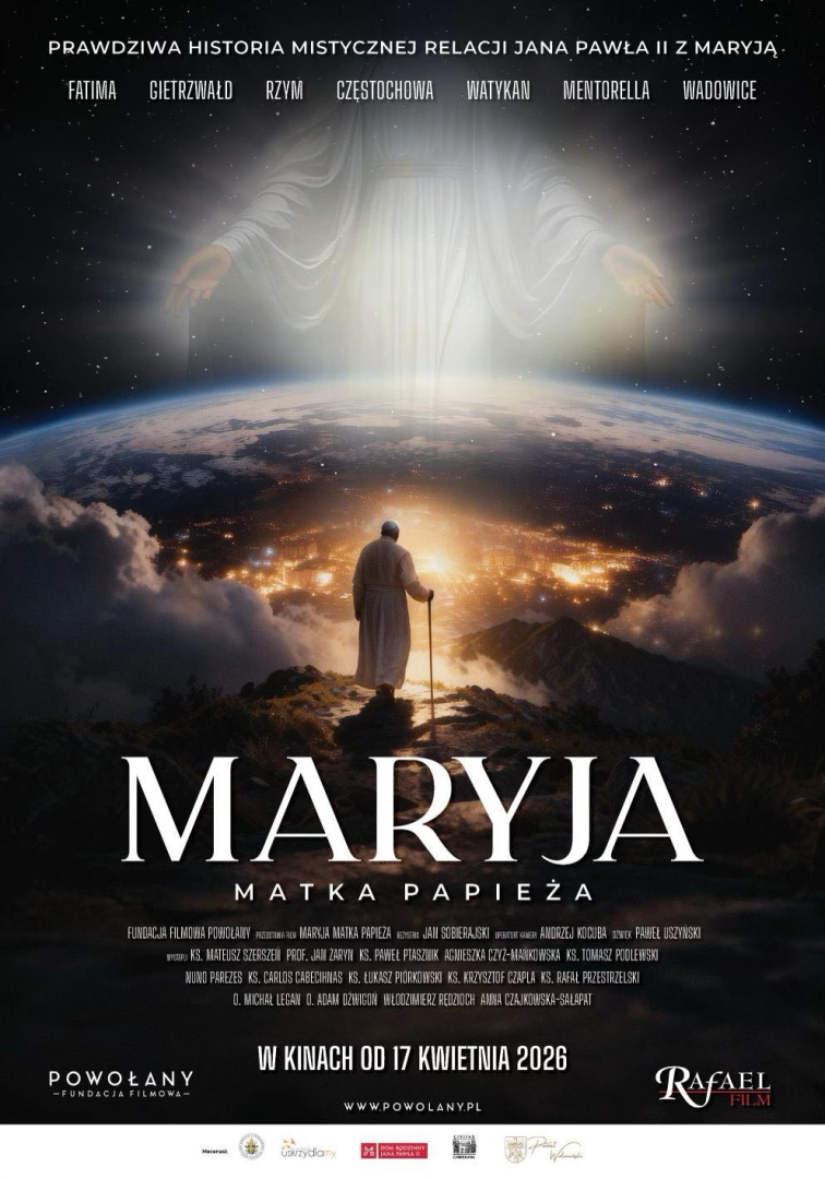 Maryja. Matka papieża –  premiera filmu  jana Sobierajskiego i Andrzeja Kocuby w kinach w kwietniu