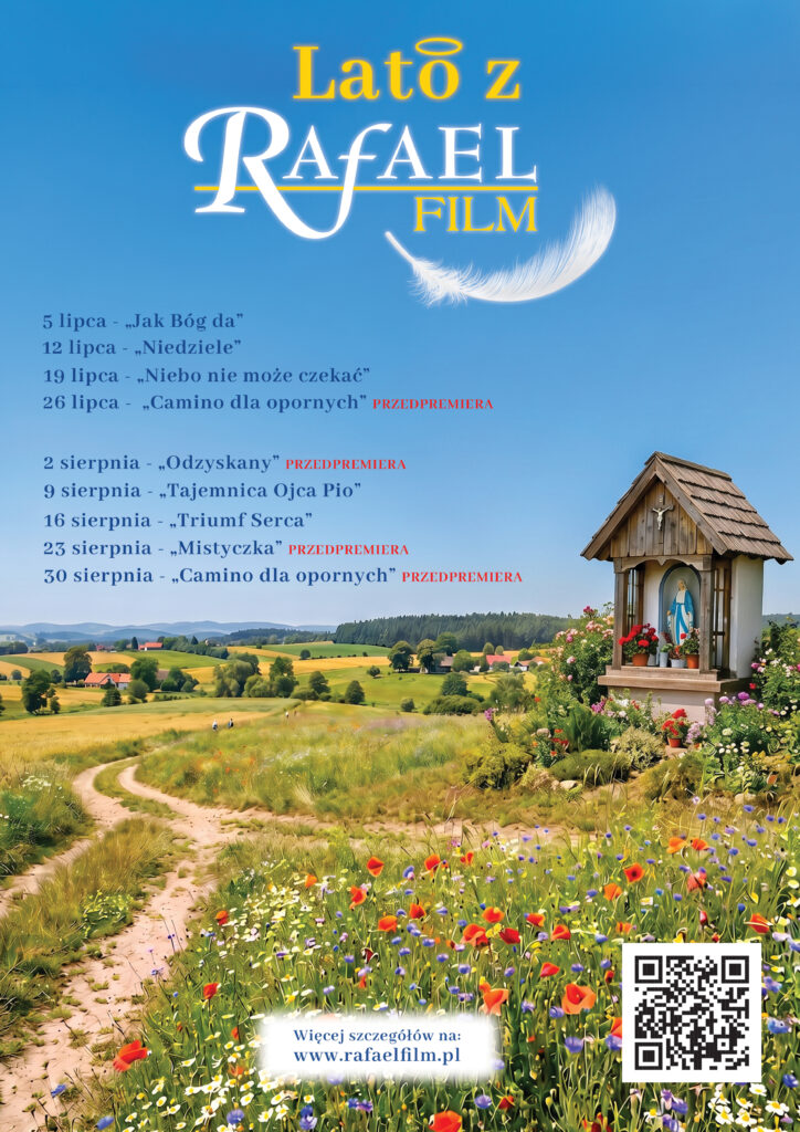 3 filmowe przedpremiery podczas "Lata z Rafaelem": MISTYCZKA, CAMINO DLA OPORNYCH, ODZYSKANY