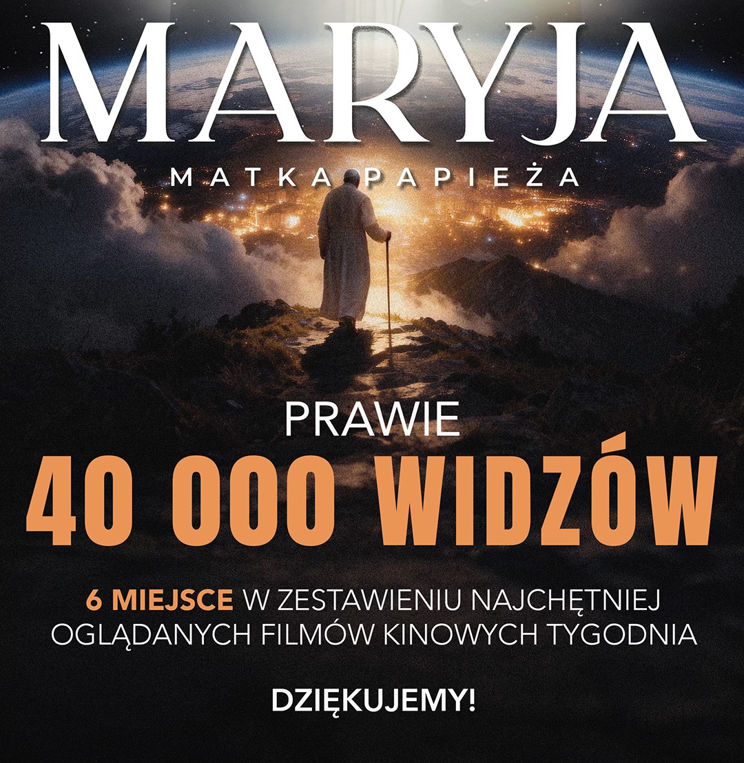 „Maryja. Matka Papieża” w TOP 10 box office. Rafał Patyra: „To film pełen dobra i piękna”
